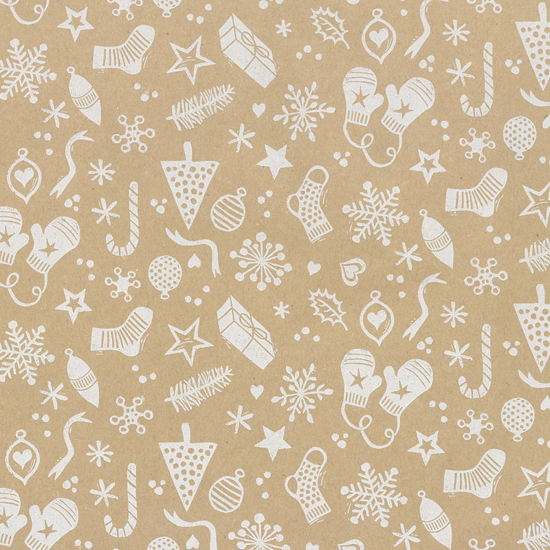 Kerst cadeaupapier - D078