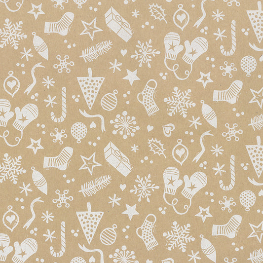 Kerst cadeaupapier - D078