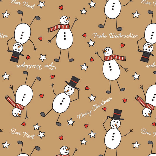 Kerst cadeaupapier - D095