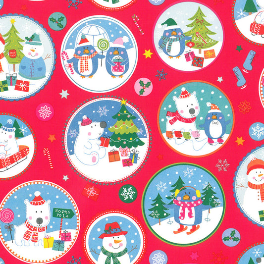 Kerst cadeaupapier - D90160